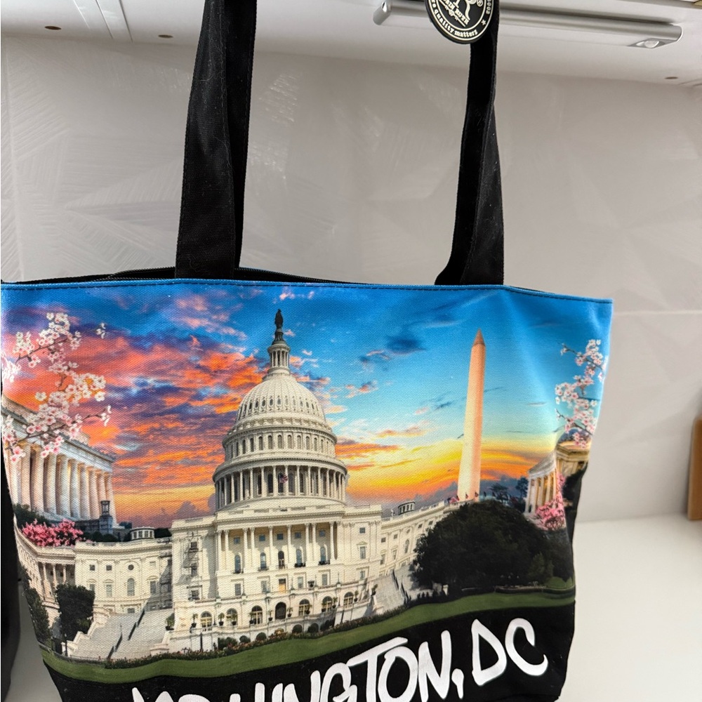 Washington DC Skyline Tote Bag